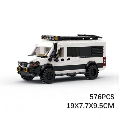 Modern Cargo Delivery Van MOC Building Kit | LEGO-Compatible MOC - 6