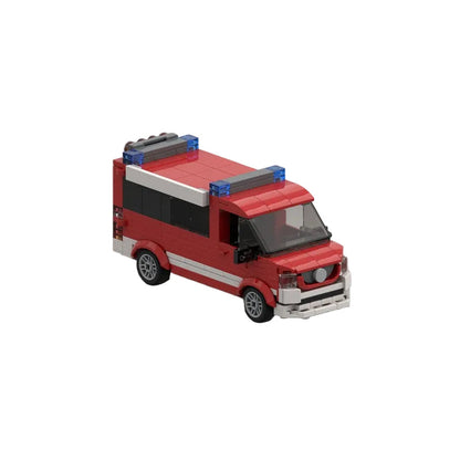 Modern Cargo Delivery Van MOC Building Kit | LEGO-Compatible MOC - 7