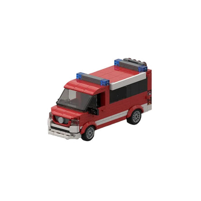 Modern Cargo Delivery Van MOC Building Kit | LEGO-Compatible MOC - 8