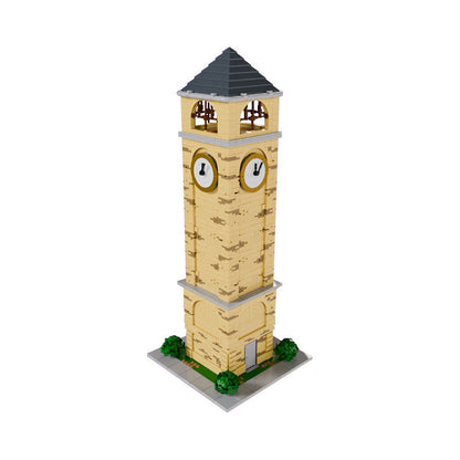 Modern Clock Tower MOC Building Kit | City Landmark Architecture Model - 2
