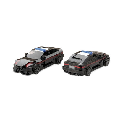 Modern European Patrol Car Building Kit | LEGO-Compatible MOC - 1
