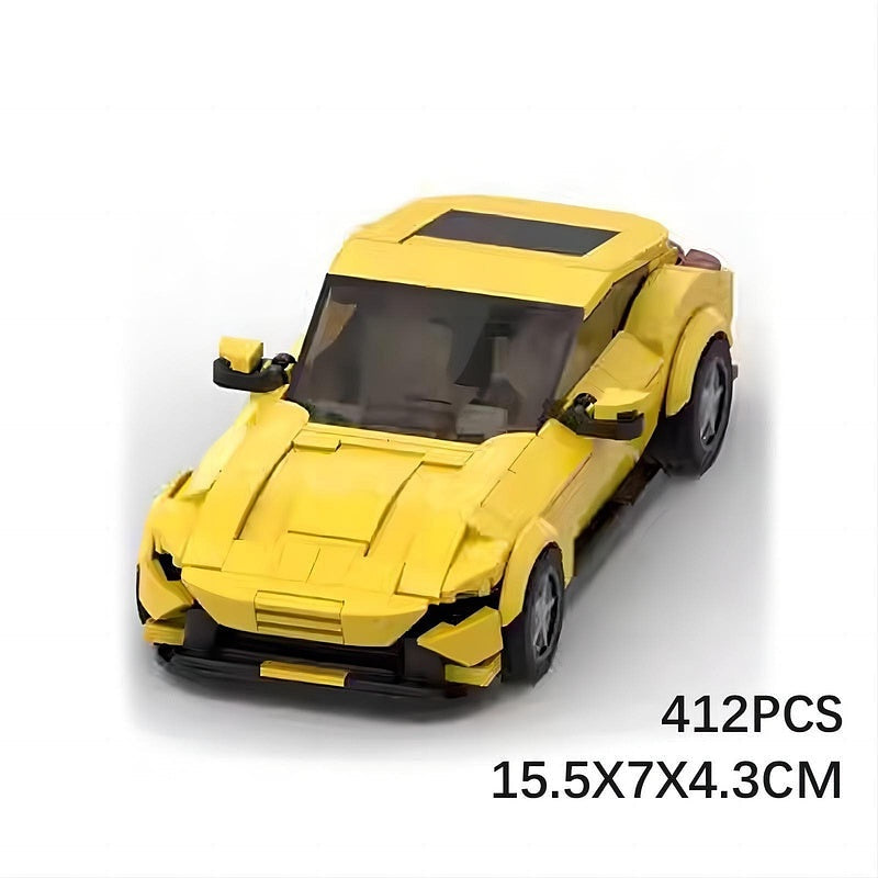 Modern Italian V8 GT MOC Sports Car Building Kit | Vehicle Model - 5