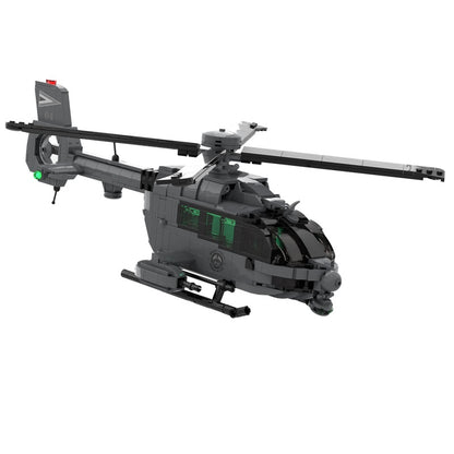 Modern Light Utility Military H145M Helicopter MOC Building Kit - 2