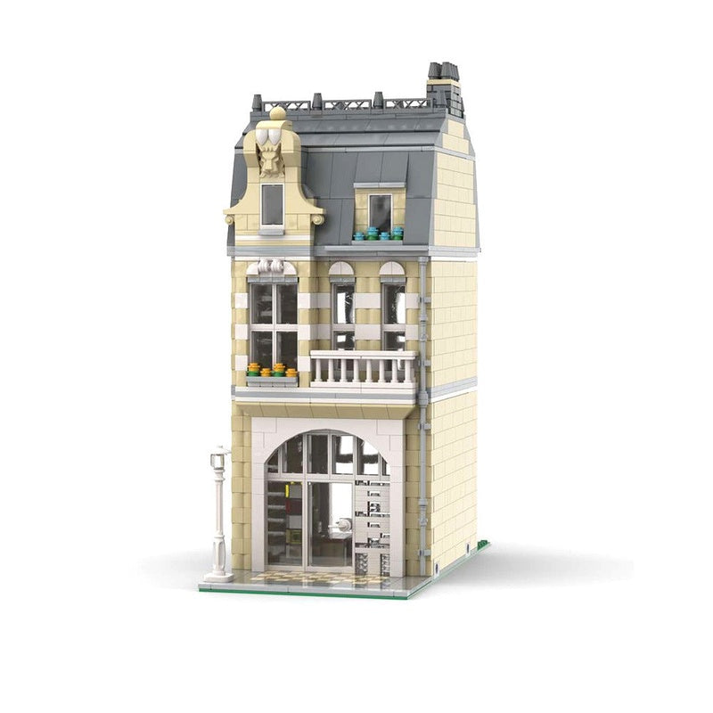 Modular Art Gallery MOC Building Kit | Modern Exhibition Display Model - 1