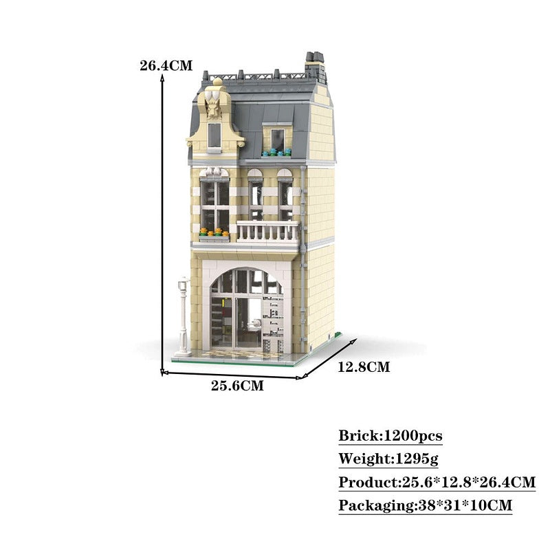 Modular Art Gallery MOC Building Kit | Modern Exhibition Display Model - 2