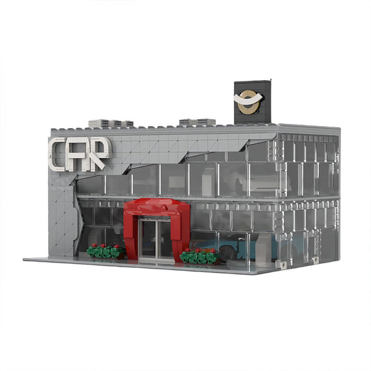 Modular Car Show | Display for 3 Car Models | LEGO-Compatible MOC - 1
