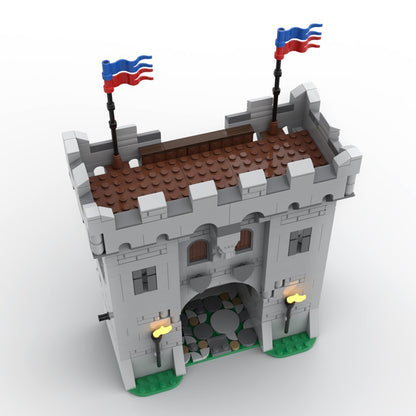 Modular Castle Gatehouse Building Kit | LEGO-Compatible MOC - 2