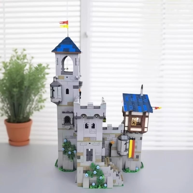 modular castle's keep building set  | lion knights | moc-92106 - 3