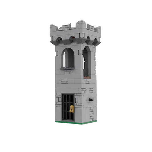 modular dungeon tower building set | moc-77965 - 1
