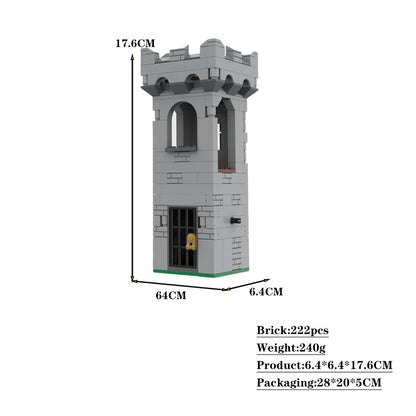 modular dungeon tower building set | moc-77965 - 3