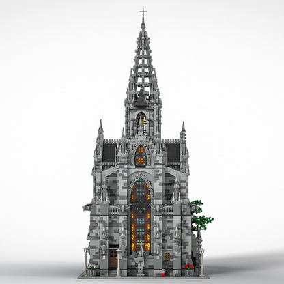 Modular Gothic Cathedral Large Scale Building Kit | LEGO-Compatible MOC - 3