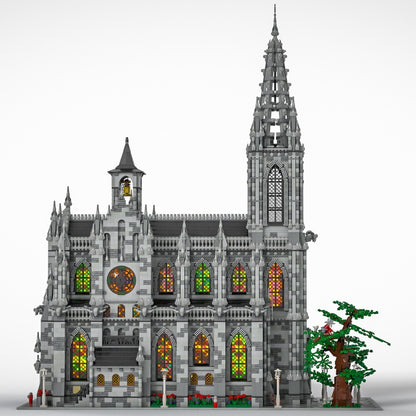 Modular Gothic Cathedral Large Scale Building Kit | LEGO-Compatible MOC - 5