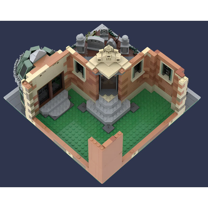 Modular Haunted Mansion MOC Building Kit | Gothic Architecture Model - 5