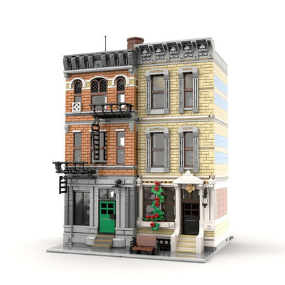 Modular New Block City MOC Building Kit | Modern Urban Architecture Model - 1