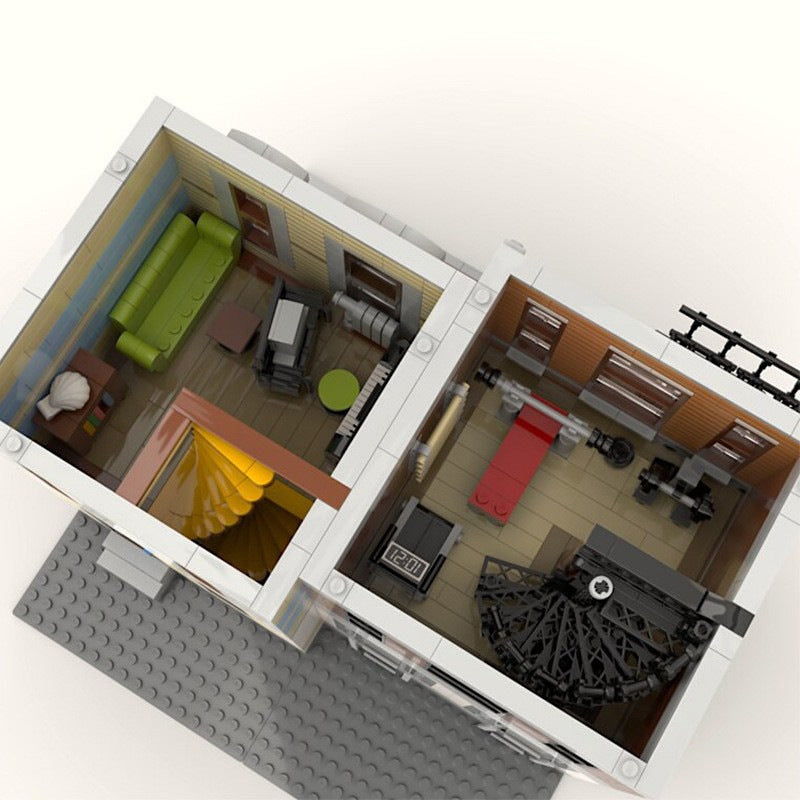 Modular New Block City MOC Building Kit | Modern Urban Architecture Model - 2