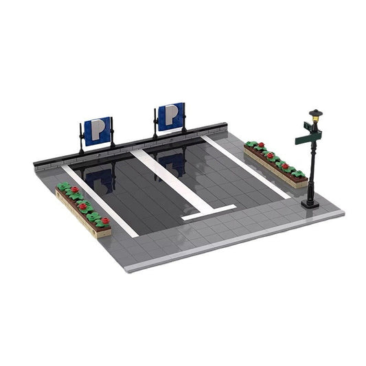 Modular Parking Building Kit | LEGO-Compatible MOC - 1