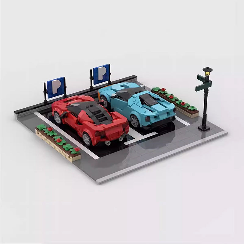 Modular Parking Building Kit | LEGO-Compatible MOC - 3
