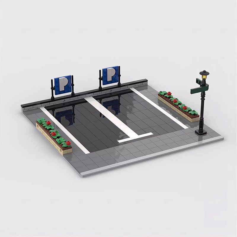 modular parking building set | moc-132933 - 1