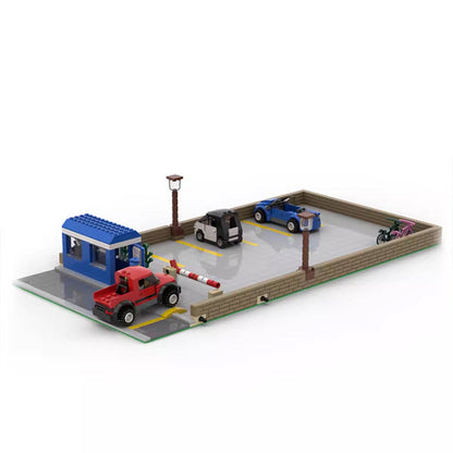 Modular Parking Lot Building Kit | LEGO-Compatible MOC - 1