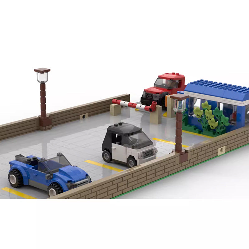 Modular Parking Lot Building Kit | LEGO-Compatible MOC - 2
