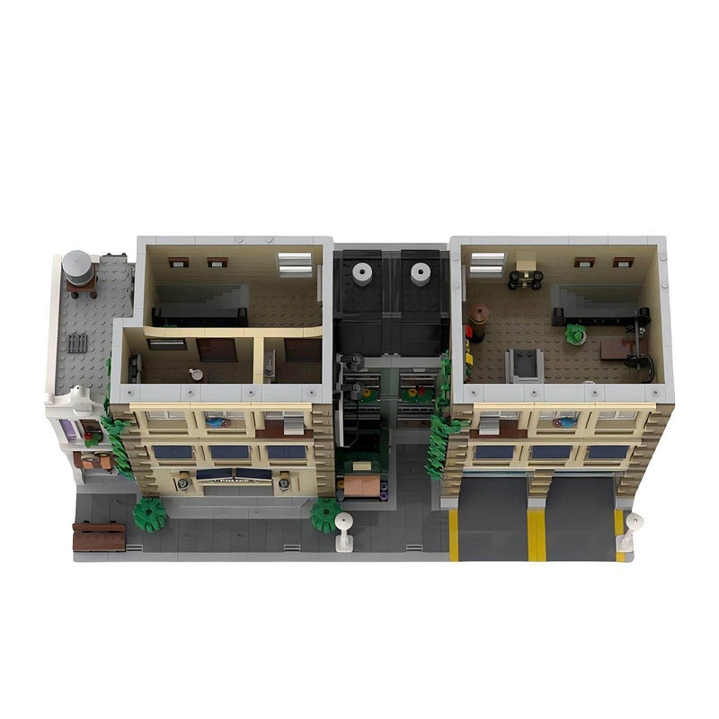 Modular Police Station Extension Building Kit | Compatible MOC - 2