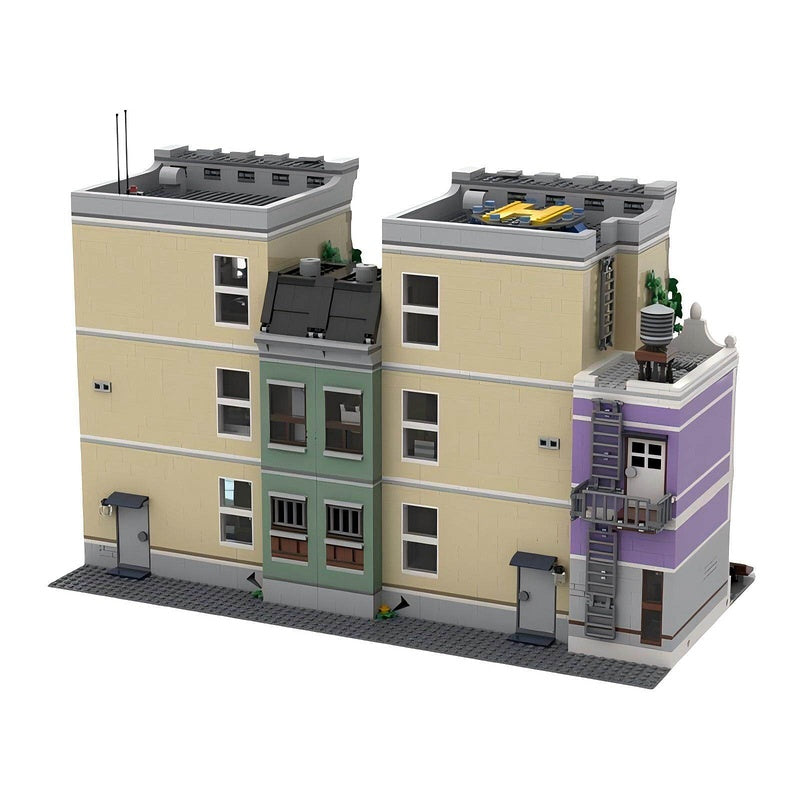 Modular Police Station Extension Building Kit | Compatible MOC - 3
