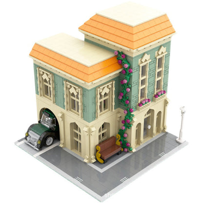 Modular Post Office + Delivery Car Building Kit | LEGO-Compatible MOC - 3