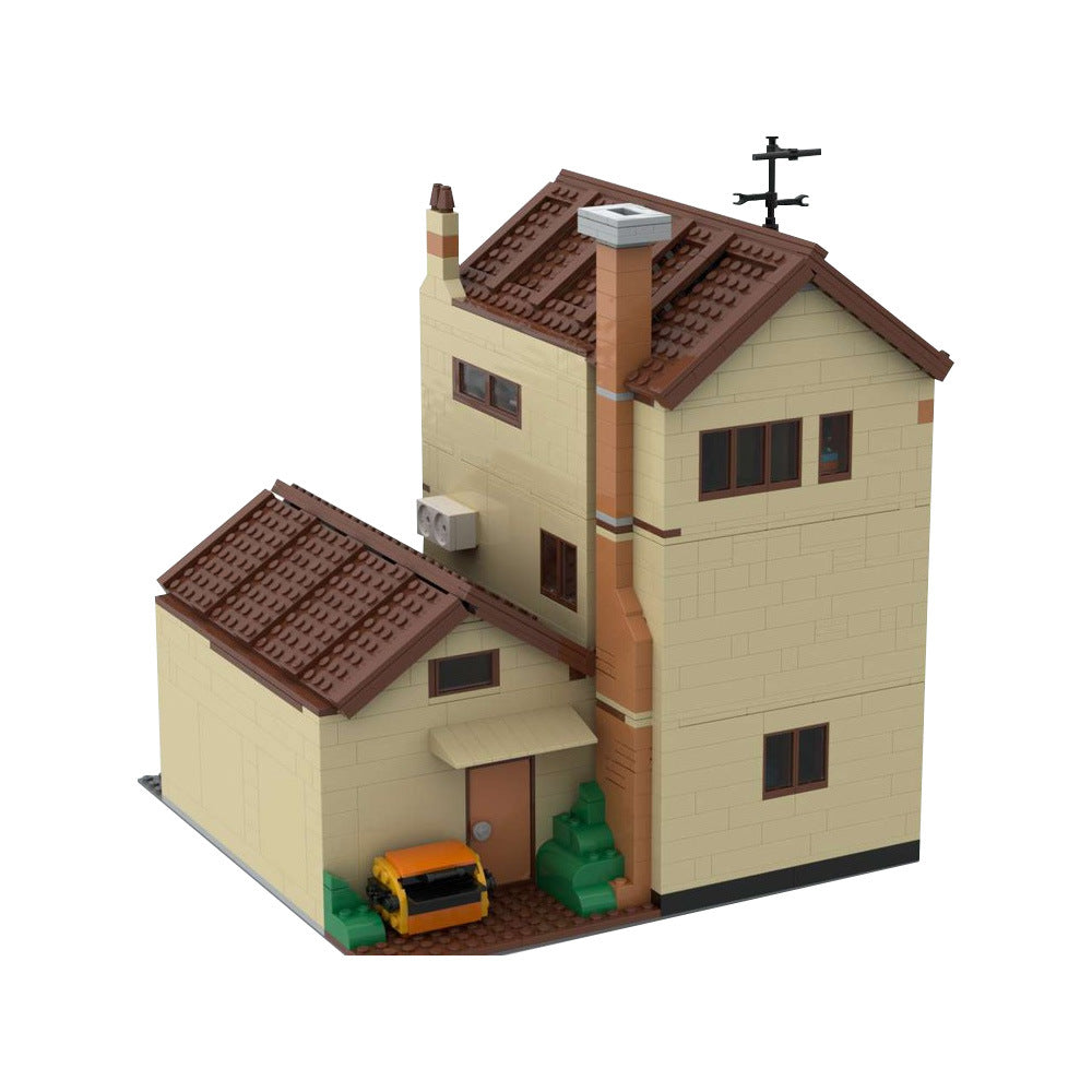 modular simpsons house building set | moc-100451 - 5