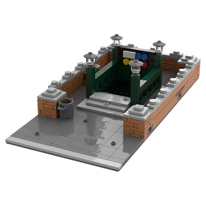 Modular Subway Entrance MOC Building Kit - 1