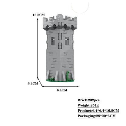 modular tower building set | moc-77962 - 2