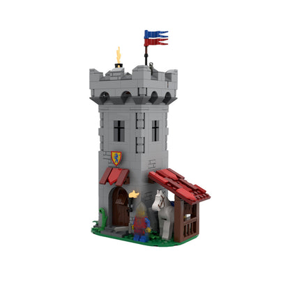 modular watchtower building set | moc-80769 - 1