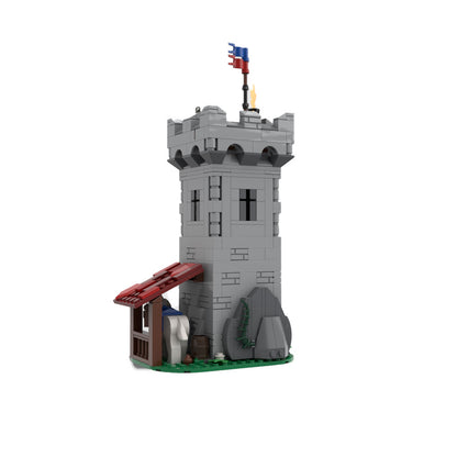 modular watchtower building set | moc-80769 - 2