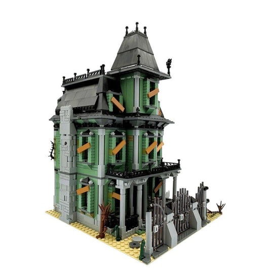 Monsters Haunted Mansion Building Kit | LEGO-Compatible MOC - 1