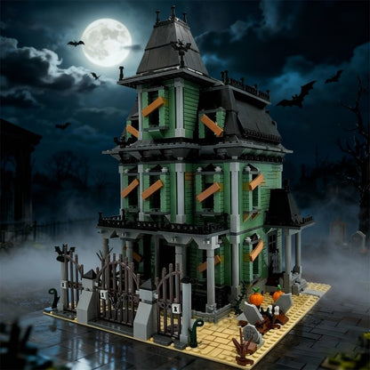 monsters haunted mansion building kit | moc-231107 - 1