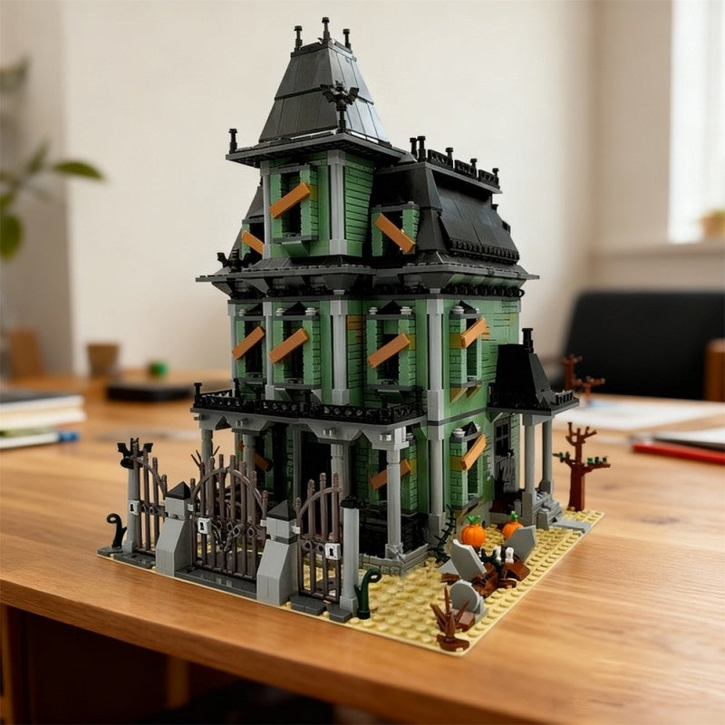 monsters haunted mansion building kit | moc-231107 - 2
