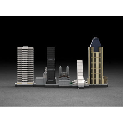 Montreal Skyline MOC Building Kit | Canada City Architecture Display Model - 3