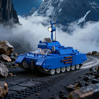 moon tank building kit | tintin | lego compatible moc - 1