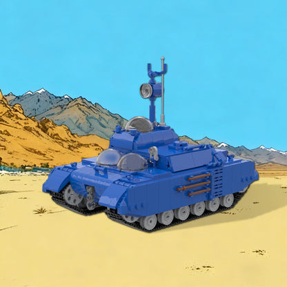 moon tank building kit | tintin | lego compatible moc - 2