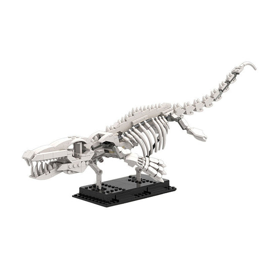 Mosasaur Skeleton Fossil MOC Building Kit | Prehistoric Display Model - 1