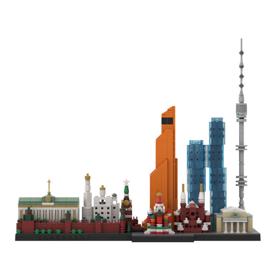 Moscow Skyline Building Kit | LEGO-Compatible MOC - 1