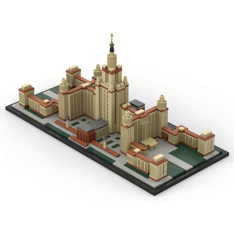 Moscow State University Skyline Building Kit | LEGO-Compatible MOC - 2