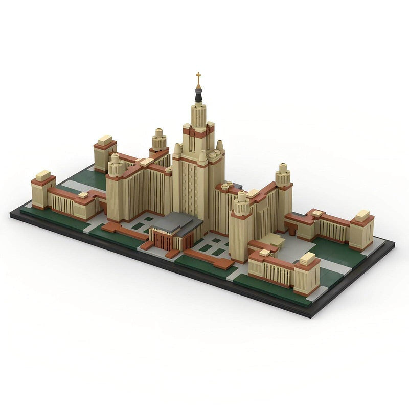 Moscow State University Skyline Building Kit | LEGO-Compatible MOC - 3