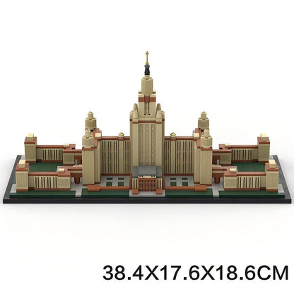 Moscow State University Skyline Building Kit | LEGO-Compatible MOC - 5