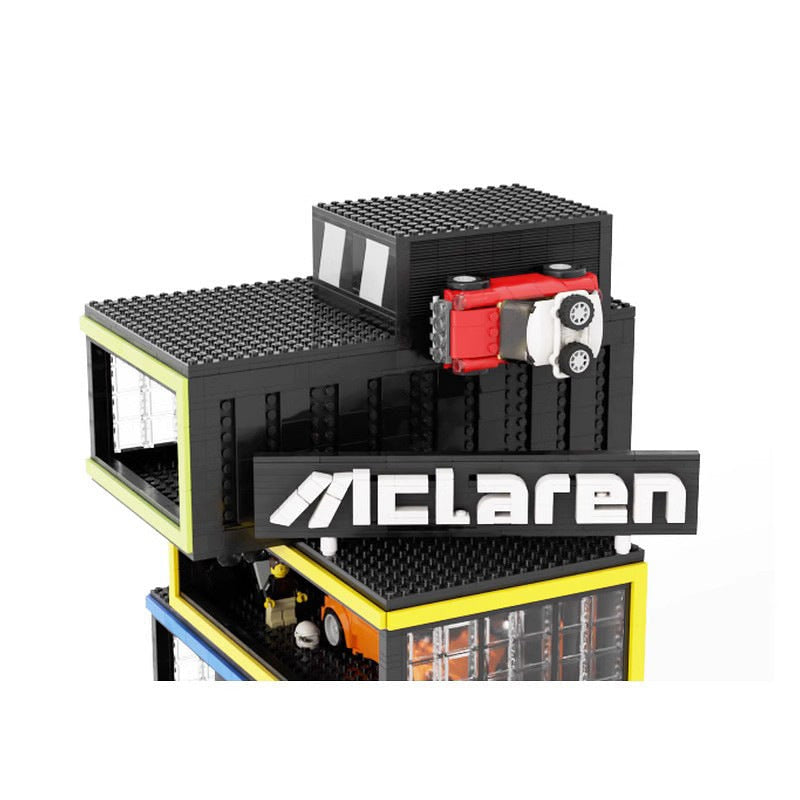 Motor Studio Modular MOC Building Kit | Automotive Garage Display - 2