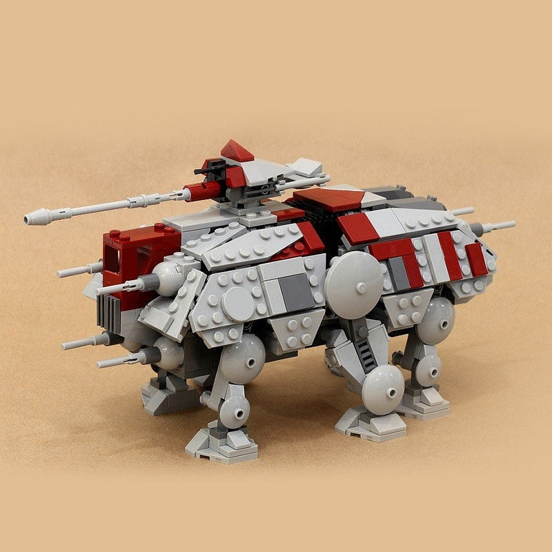 Motorized 6-Legged Galactic Walker MOC Building Kit | Sci-Fi Mecha Model - 2