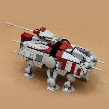 Motorized 6-Legged Galactic Walker MOC Building Kit | Sci-Fi Mecha Model - 3