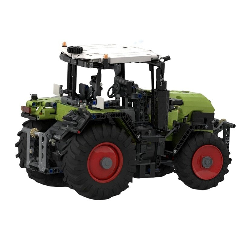 Motorized Farm Tractor with PTO MOC Building Kit - 4