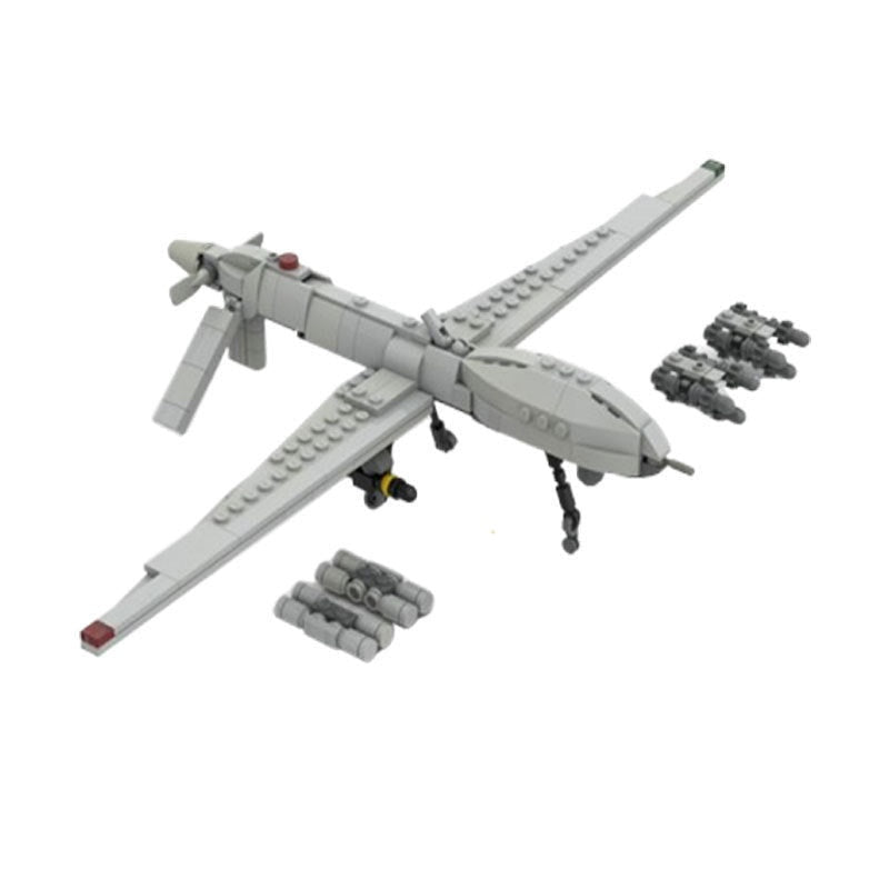 MQ-1 Predator Drone MOC Building Kit | 1:35 Military Aircraft Model - 1