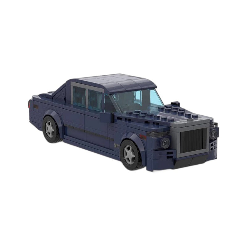 mr bean‘s rolls-royce phantom v16 building set | moc-68328 - 4