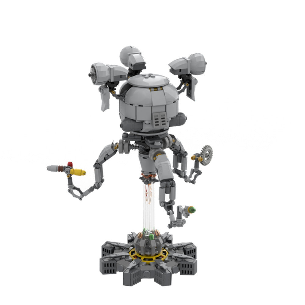 mr. handy building set | fallout | lego compatible - 1